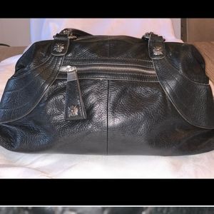 B.makowskyBlack Leather Handbag